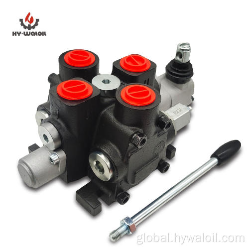 100 Liter Sectional Control Valve 100 LPM 1 Bank Spring Center Sectional Valve Manufactory